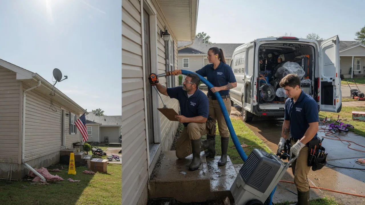 Ceiling Water Damage Restoration in Porum, OK near me